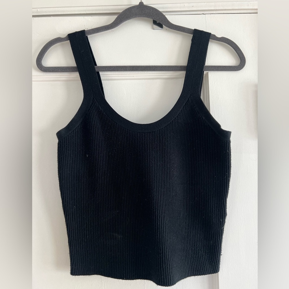 Abercrombie - Black Sweater Tank Top